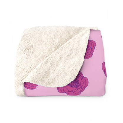 Rosy Dream Peonies Basic Bedding Set