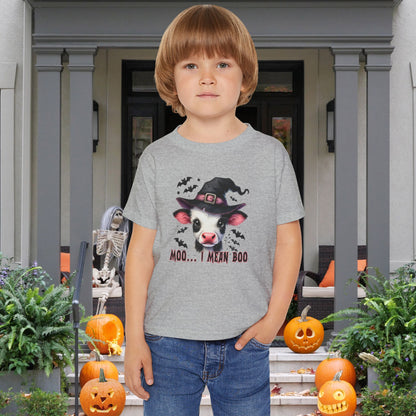 Moo I Mean Boo Heavy Cotton™ Toddler T-shirt
