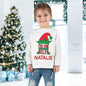 I'm The Festive Elf Toddler Long Sleeve Tee