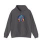 Spooky Stitch Ghosts and Witch Heavy Blend™ Hooded Sweatshirt