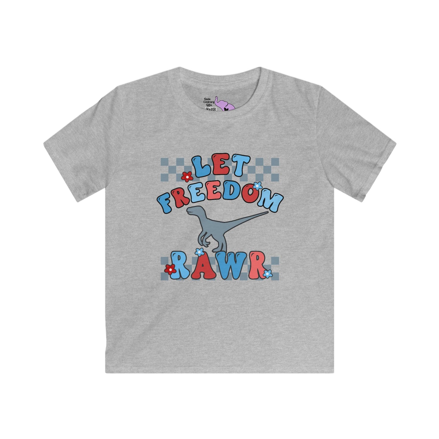 Let Freedom Rawr Youth Softstyle Tee