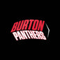 Burton Panthers (Angled, White) Decal