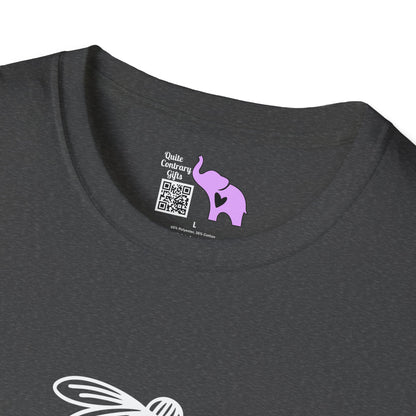 Peace (Vertical, Floral) Adult T-shirt