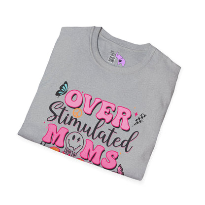 Overstimulated Mom's Club Adult T-shirt