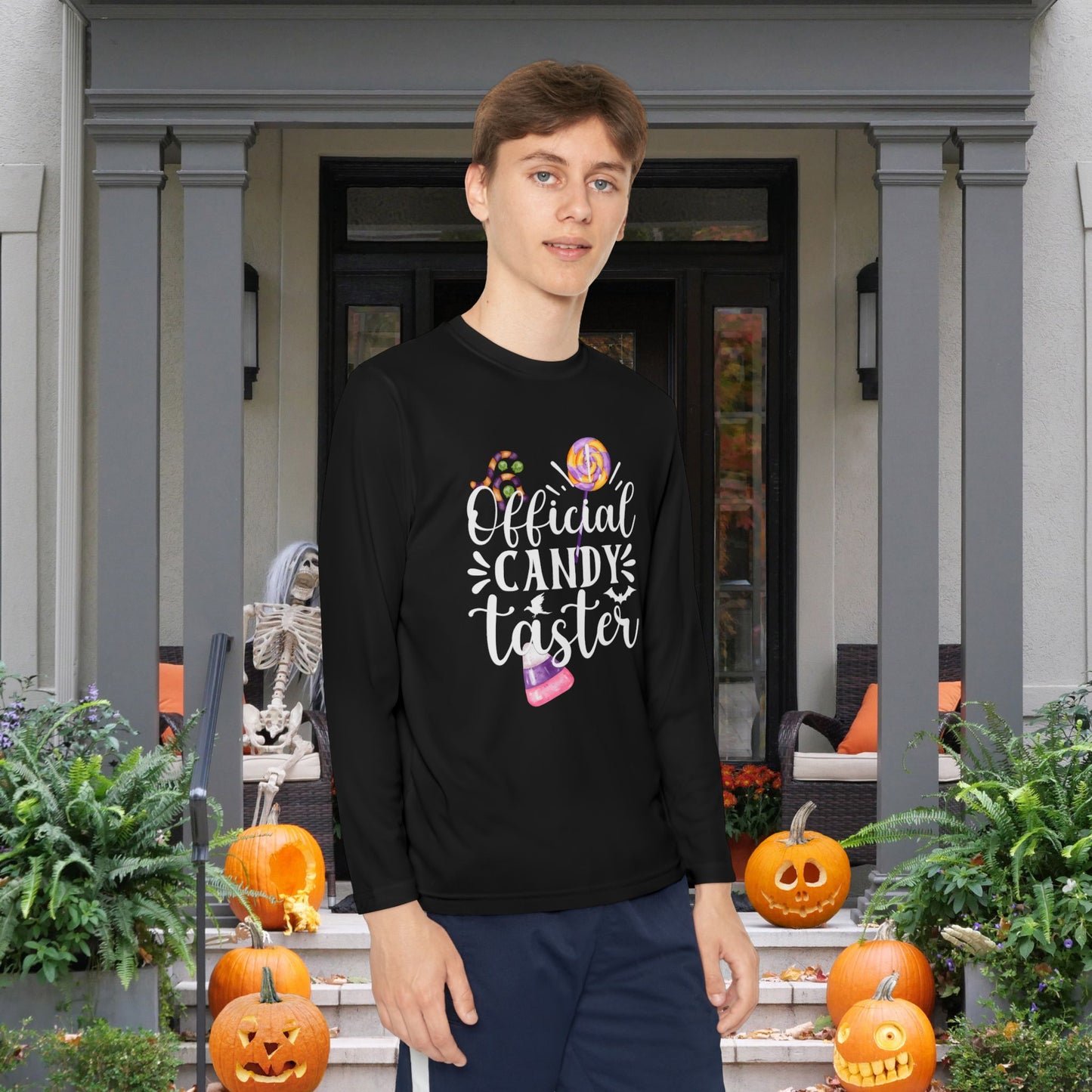 Official Candy Taster Youth Long Sleeve Tee