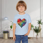 Color Burst Heart Heavy Cotton™ Toddler T-shirt