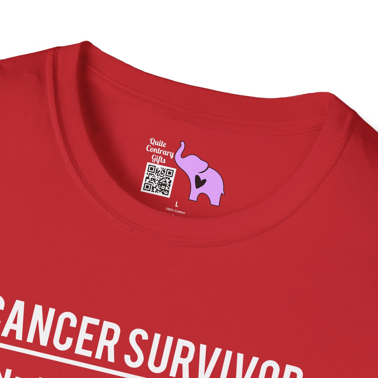 Cancer Survivor Nutrition Facts Adult T-shirt