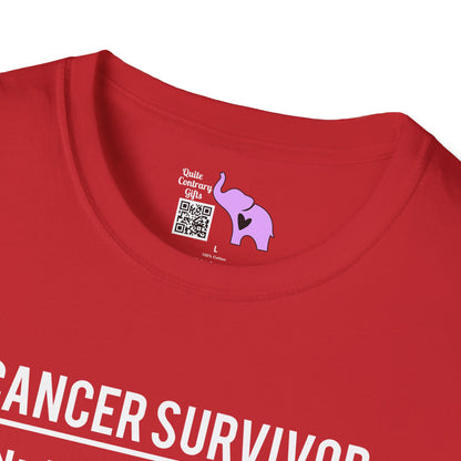 Cancer Survivor Nutrition Facts Adult T-shirt