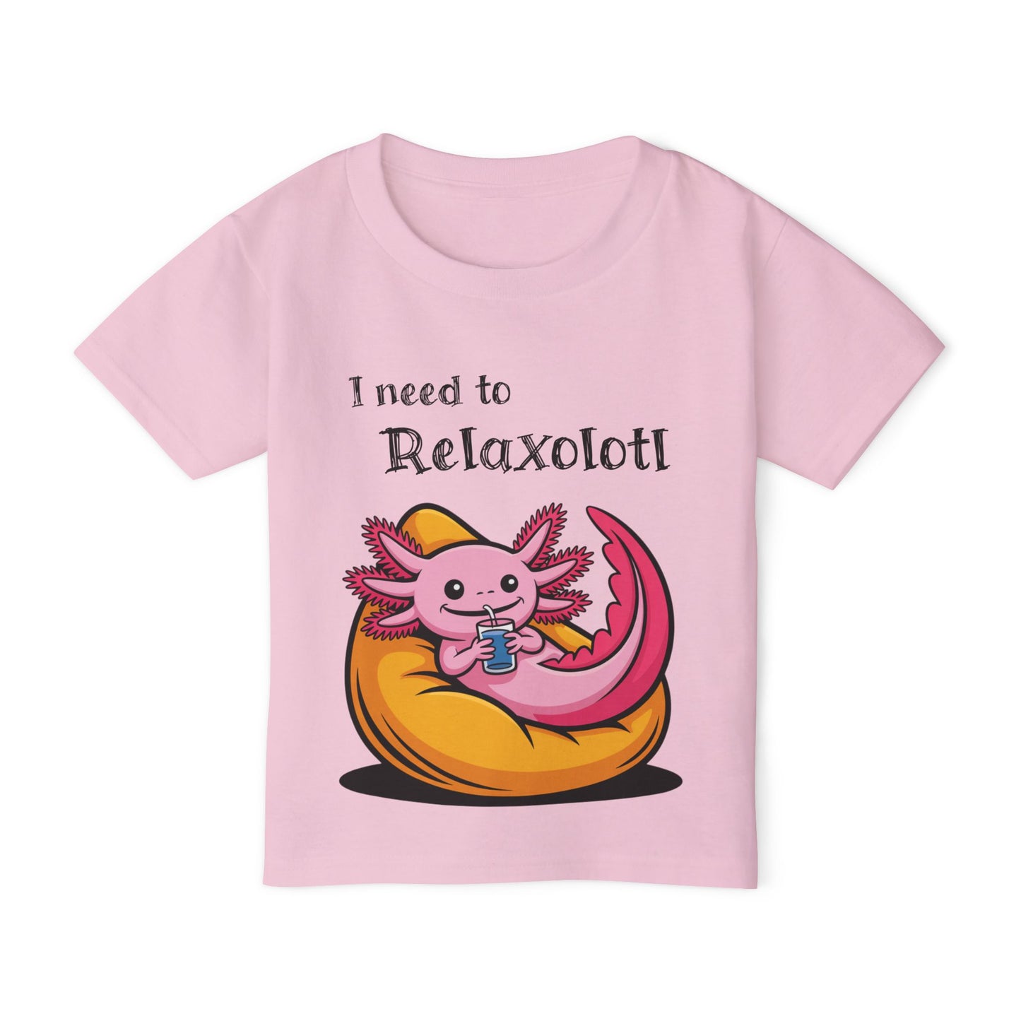 I Need to Relaxolotl Heavy Cotton™ Toddler T-shirt