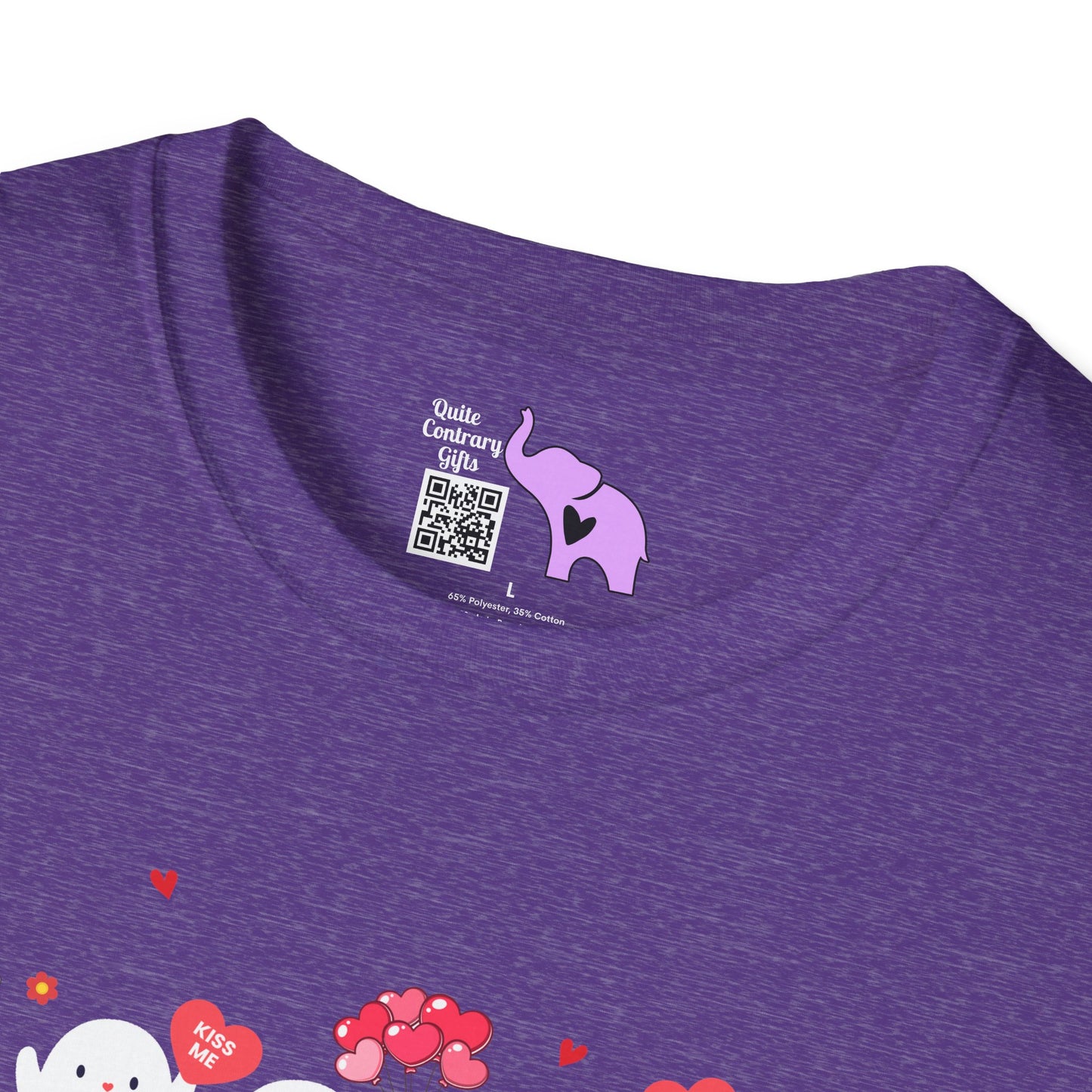 Valentines Ghosts Adult T-shirt