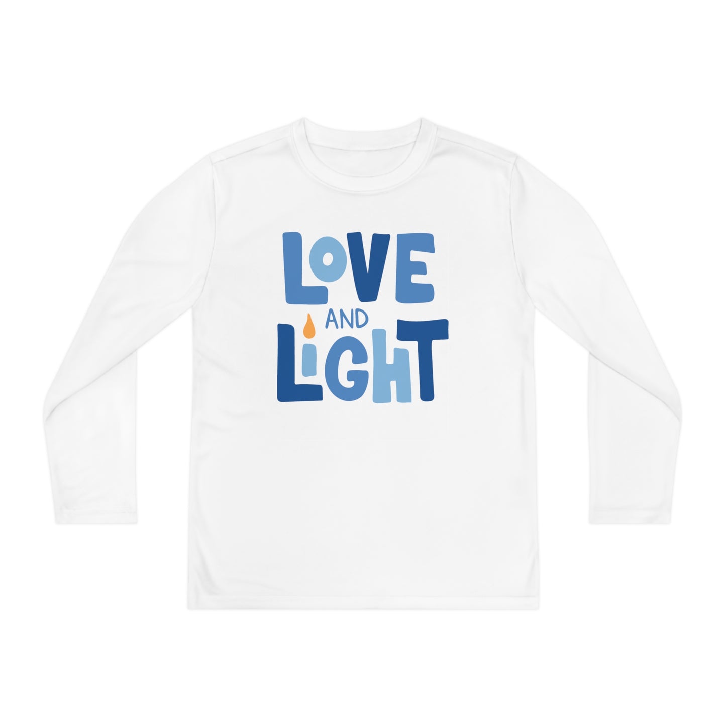 Hanukkah Love & Light 2 Youth Long Sleeve Tee