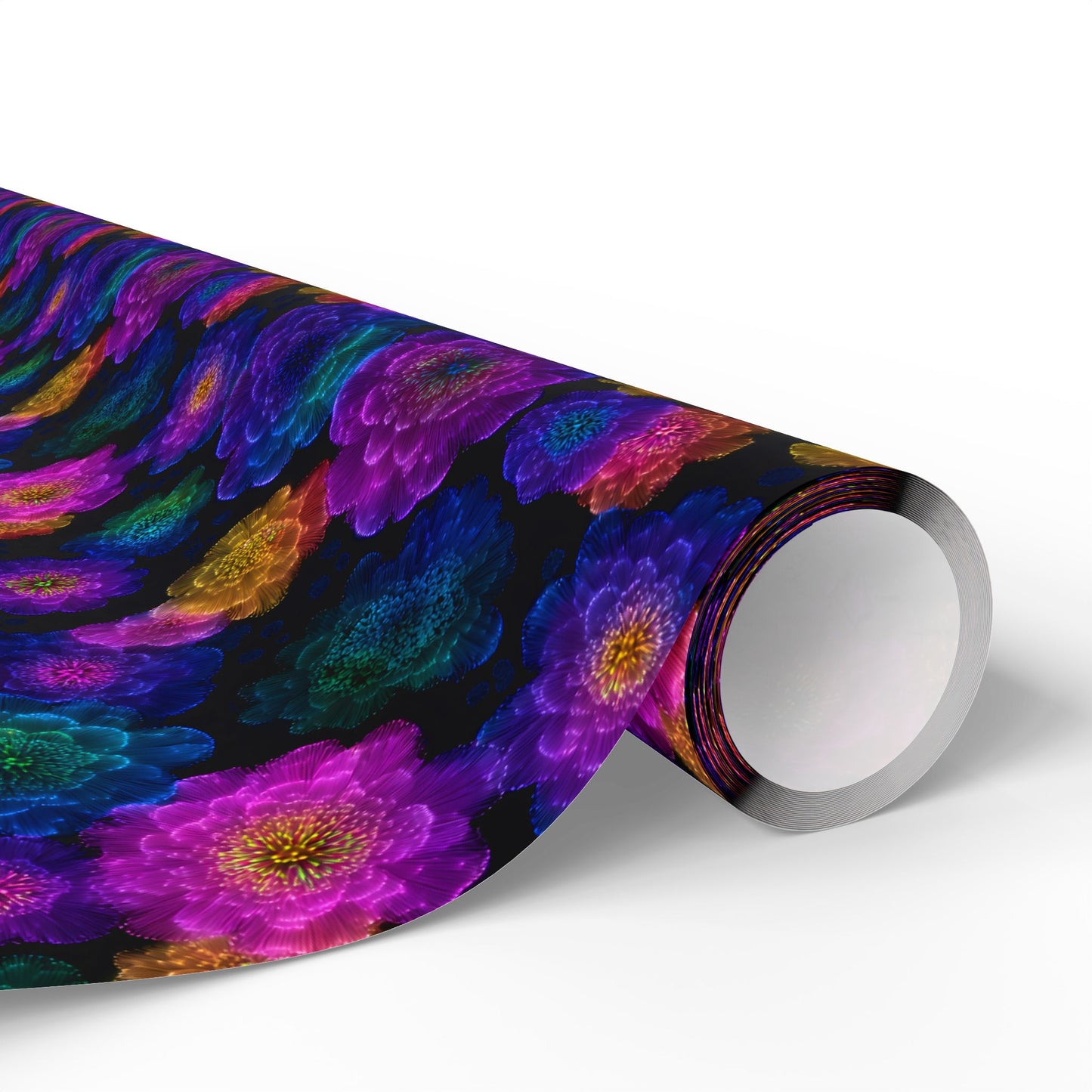 Luminous Carnations Wrapping Paper