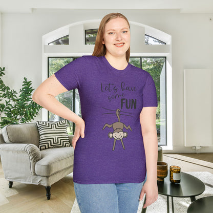 Let's Have Some Fun (Monkey) Adult T-shirt