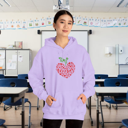 Teacher Heart 1 Heavy Blend™ Hooded Sweatshirt