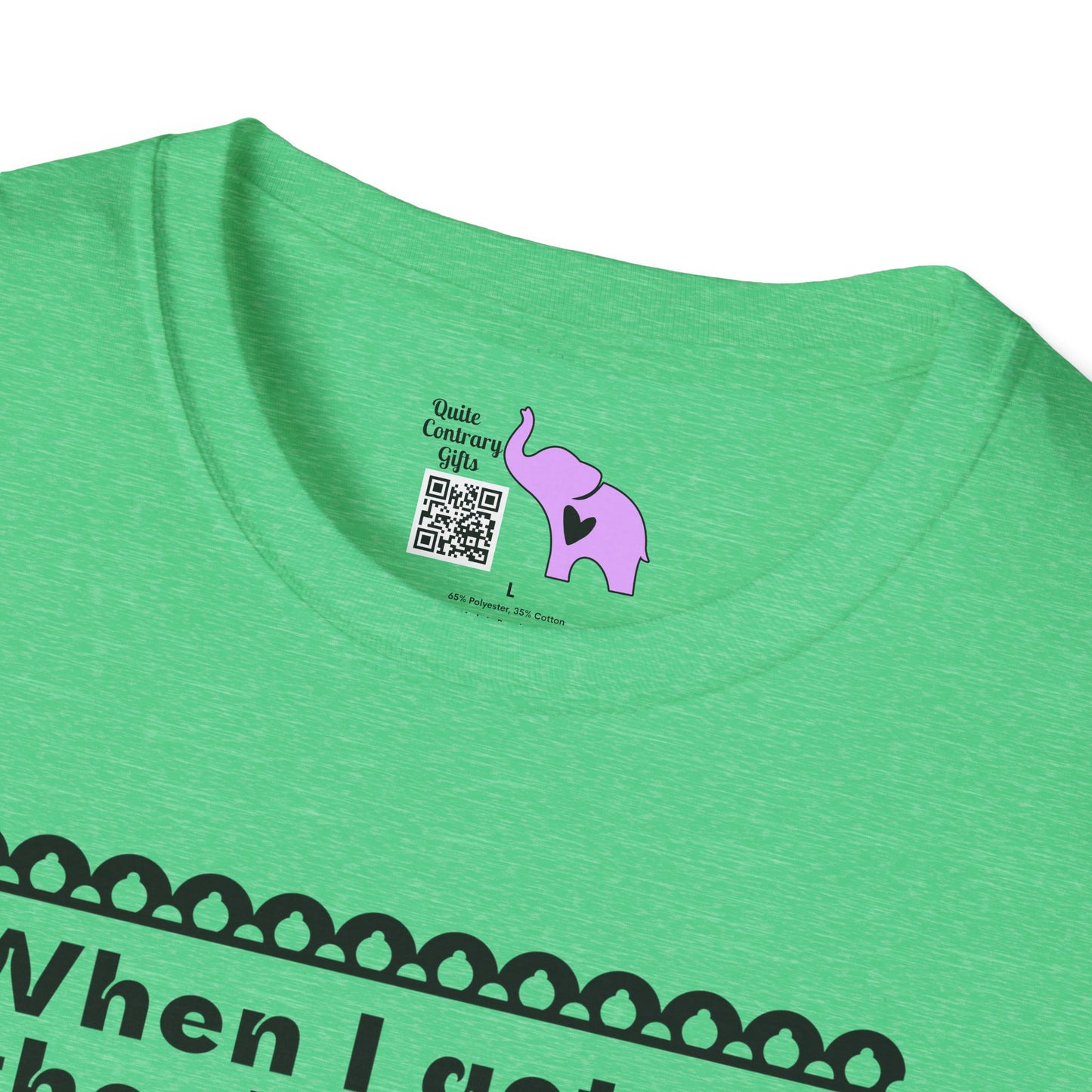 When I Get Old They're Never Gonna Say... Adult T-shirt