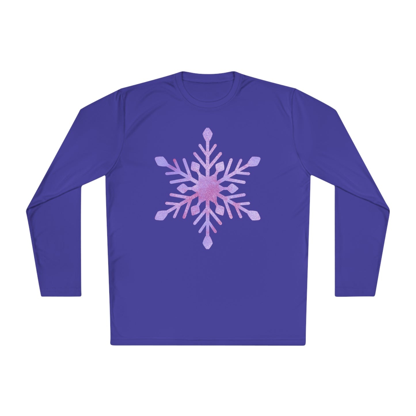 Large Snowflake Adult Long Sleeve Tee