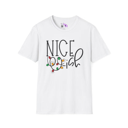 Nice-ish (Christmas Lights) Adult T-shirt