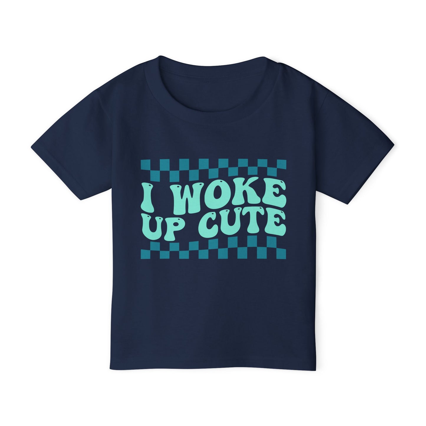 I Woke Up Cute Heavy Cotton™ Toddler T-shirt