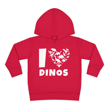I Love Dinos (Dino Heart) Toddler Hoodie