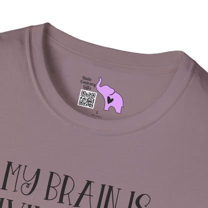 My Brain Is Giving Me The Silent Treatment Today Adult T-shirt