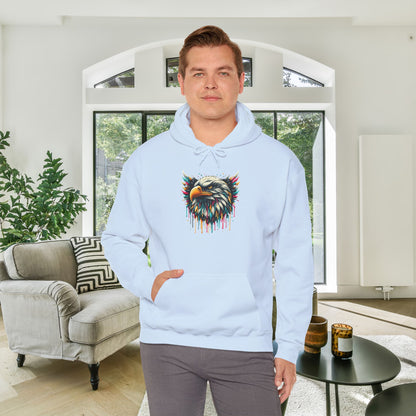 Colorful Bald Eagle Heavy Blend™ Hooded Sweatshirt
