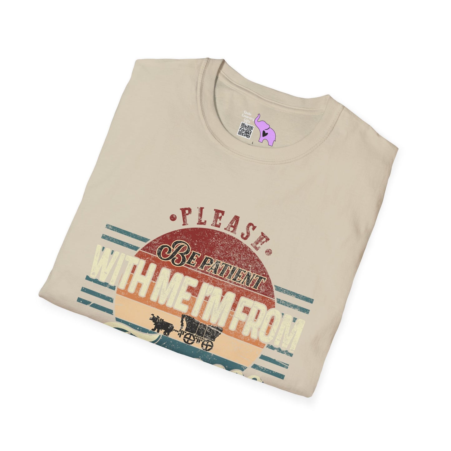 Please Be Patient With Me I'm From The 1900's (Retro Western) Adult T-shirt
