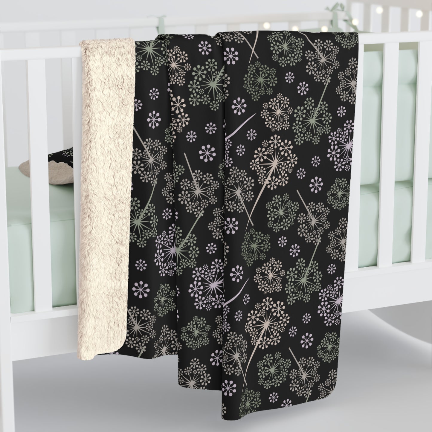 Dandelion Nightfall Fleece Blanket