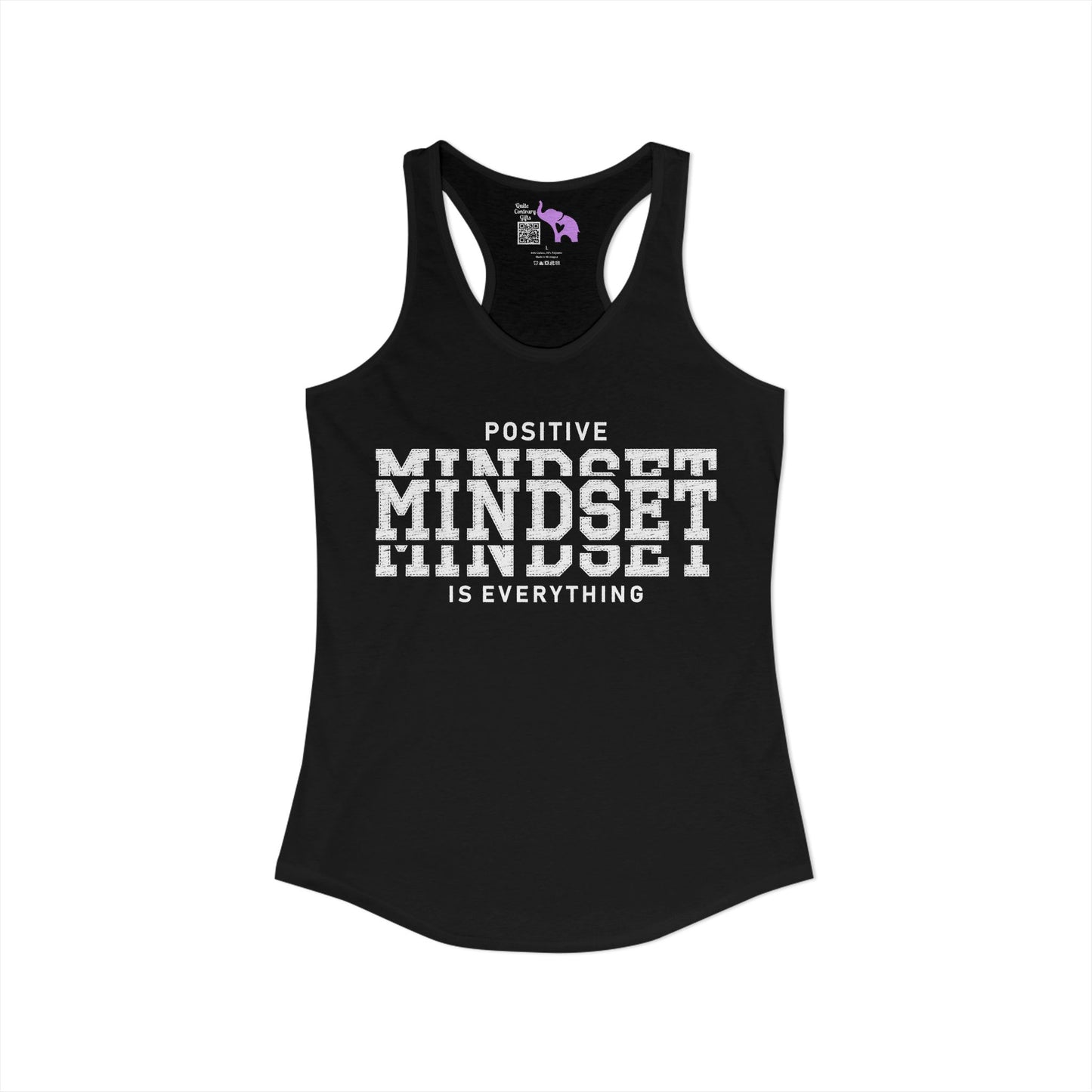 Positive Mindset Is Everything Women's Ideal Racerback Tank