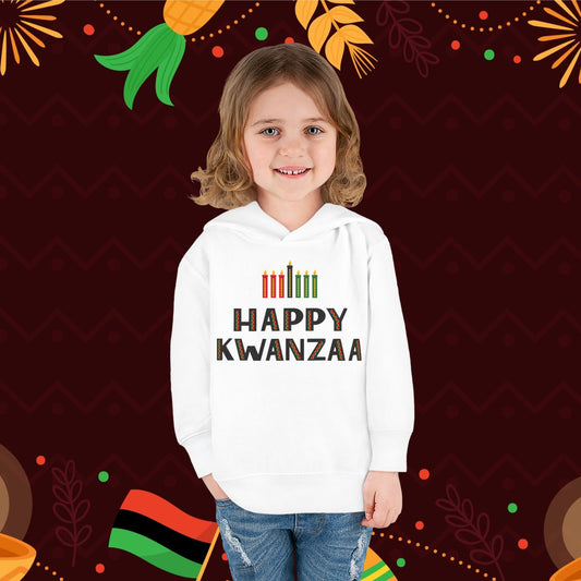 Happy Kwanzaa (Kinara) Toddler Hoodie