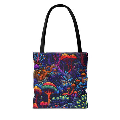 Trippy Mushrooms Canvas Tote Bag