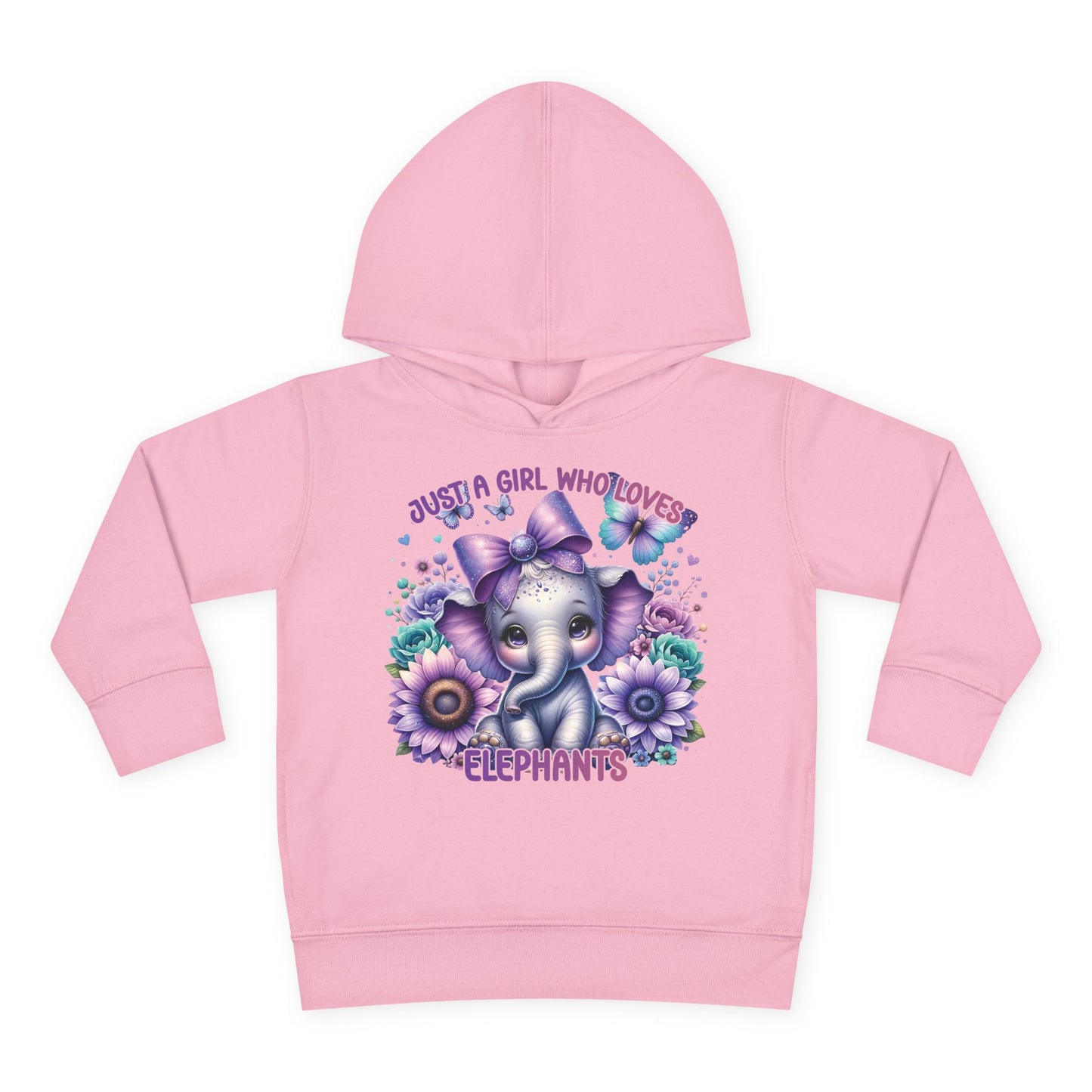 Just A Girl Who Loves Elephants Toddler Hoodie