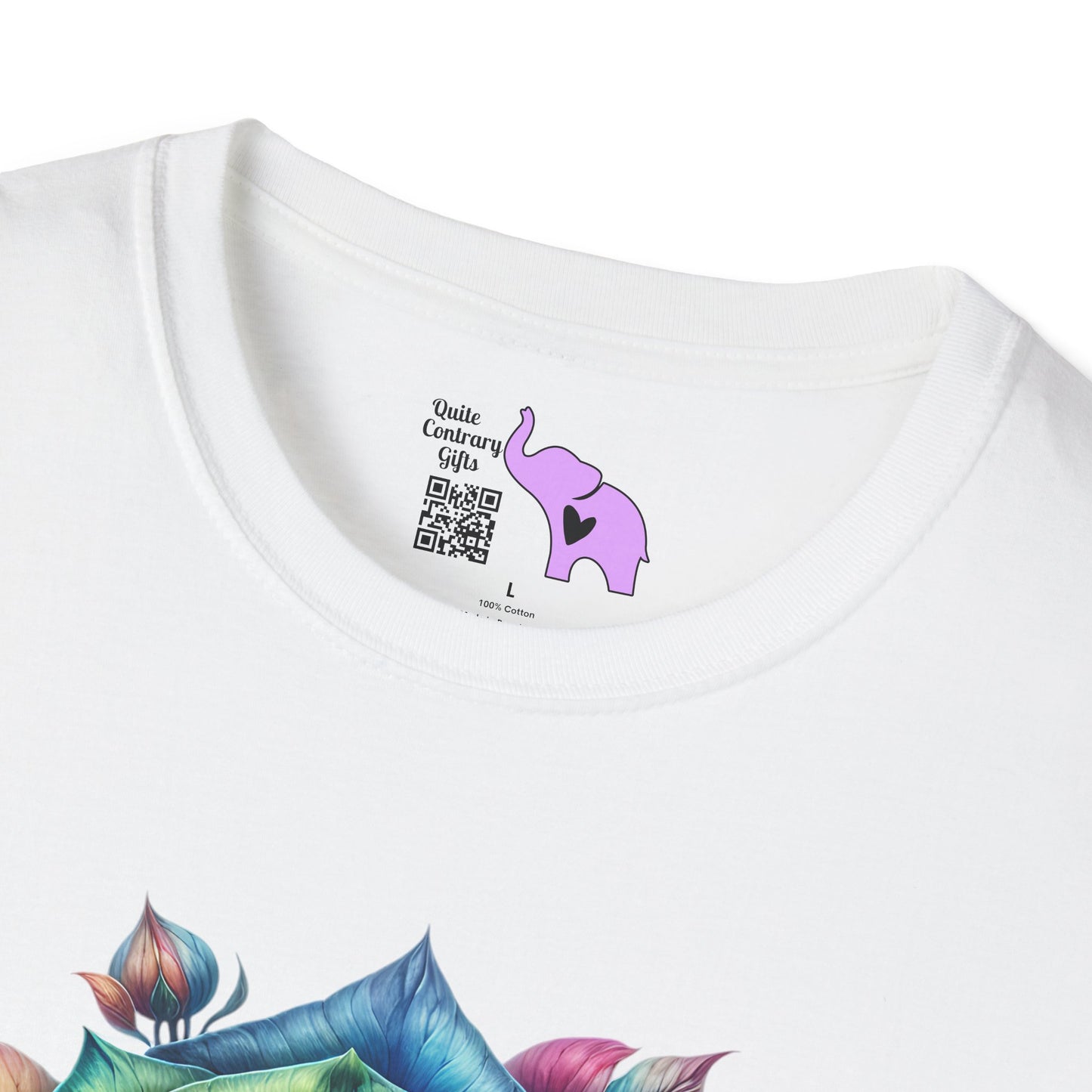Colorful Rose Adult T-shirt