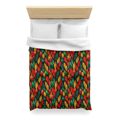 Festival Fire Microfiber Duvet Cover
