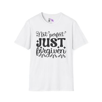 Not Perfect Just Forgiven Adult T-shirt