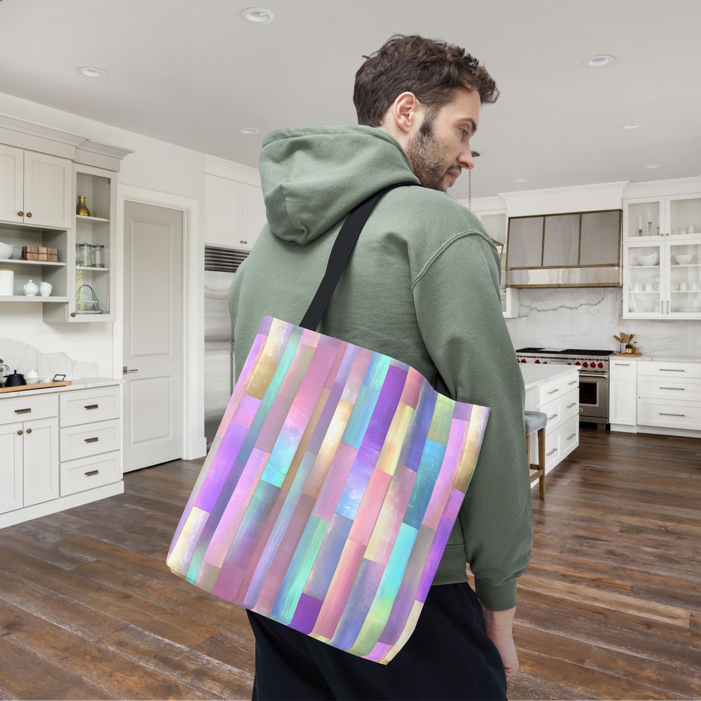 Enchanted Mosaic Canvas Tote Bag