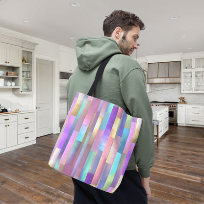 Enchanted Mosaic Canvas Tote Bag