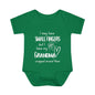 I May Have Small Fingers But I Have My GRANDMA Wrapped around them Infant Baby Rib Bodysuit