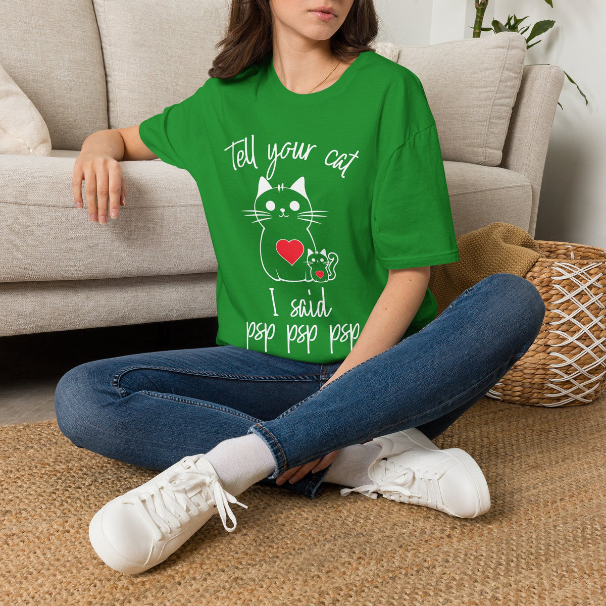 Tell Your Cat I Said Psp Psp Psp Adult T-shirt