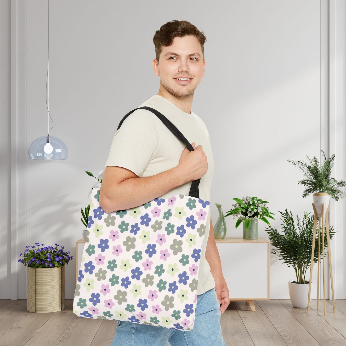 Earthbound Blooms Canvas Tote Bag