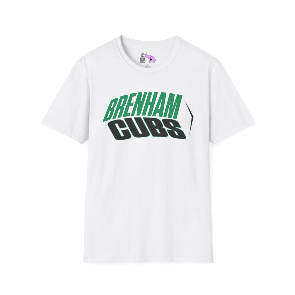 Brenham Cubs (Angled) Adult T-shirt