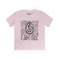 I Am Six Typography Youth Softstyle Tee