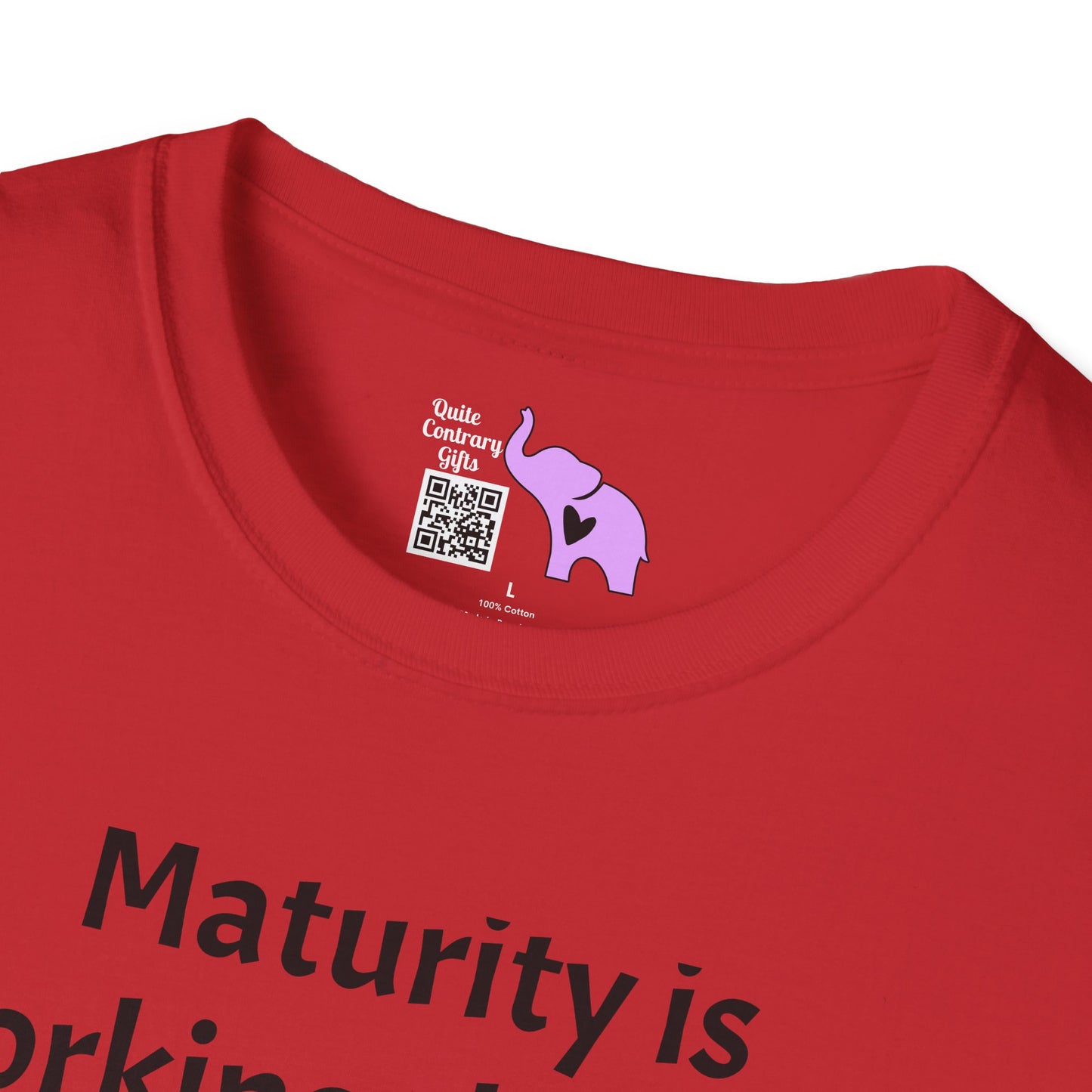 Maturity is... Adult T-shirt