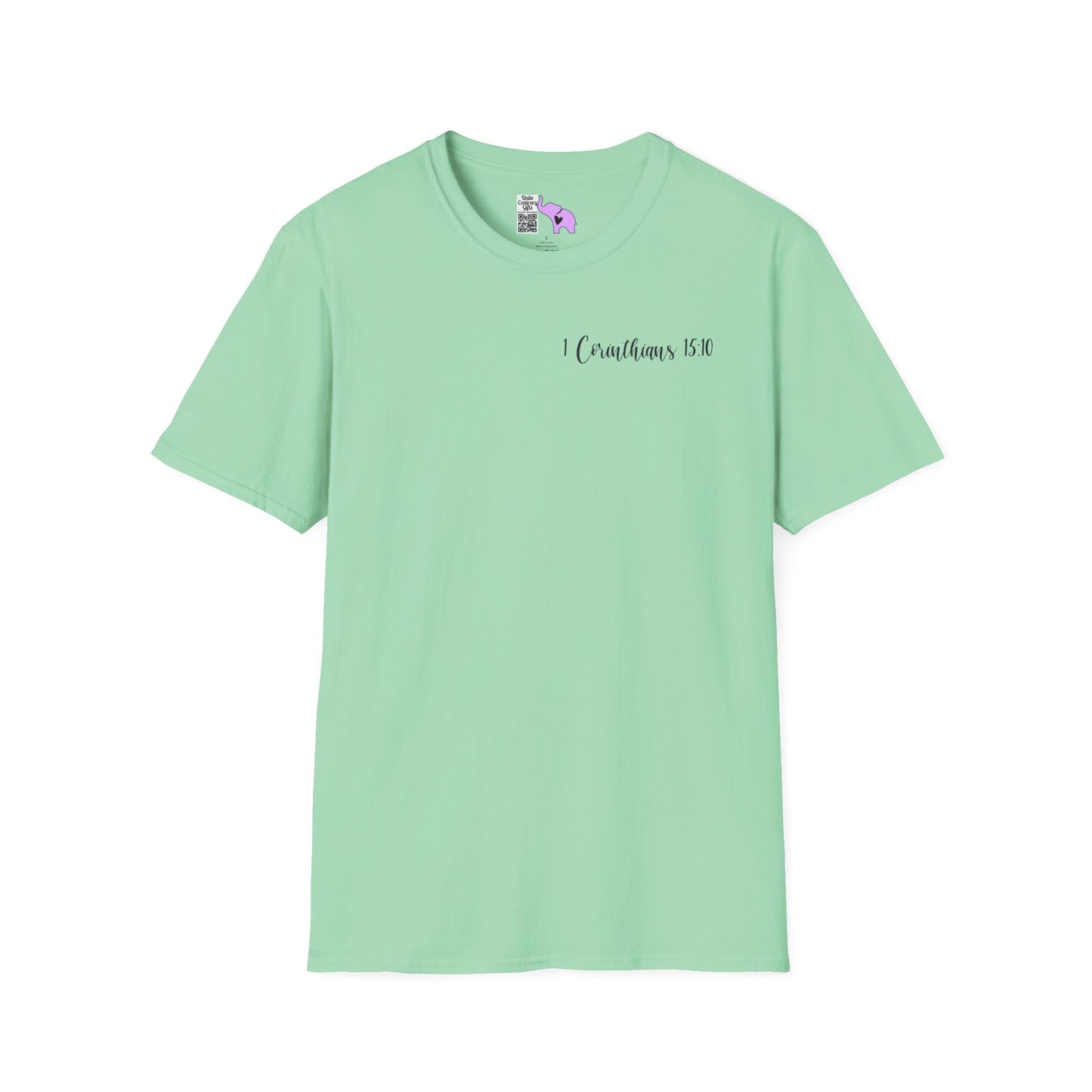 ""Try Jesus Not Me 1 Corinthians 15:10 Adult T-shirt