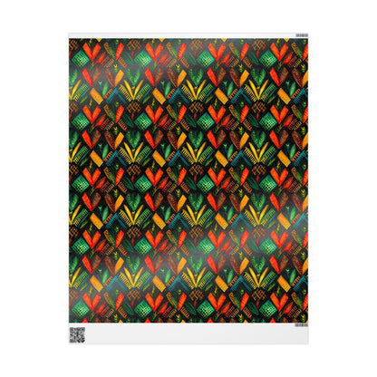 Kujichagulia Waves Kwanzaa Wrapping Paper