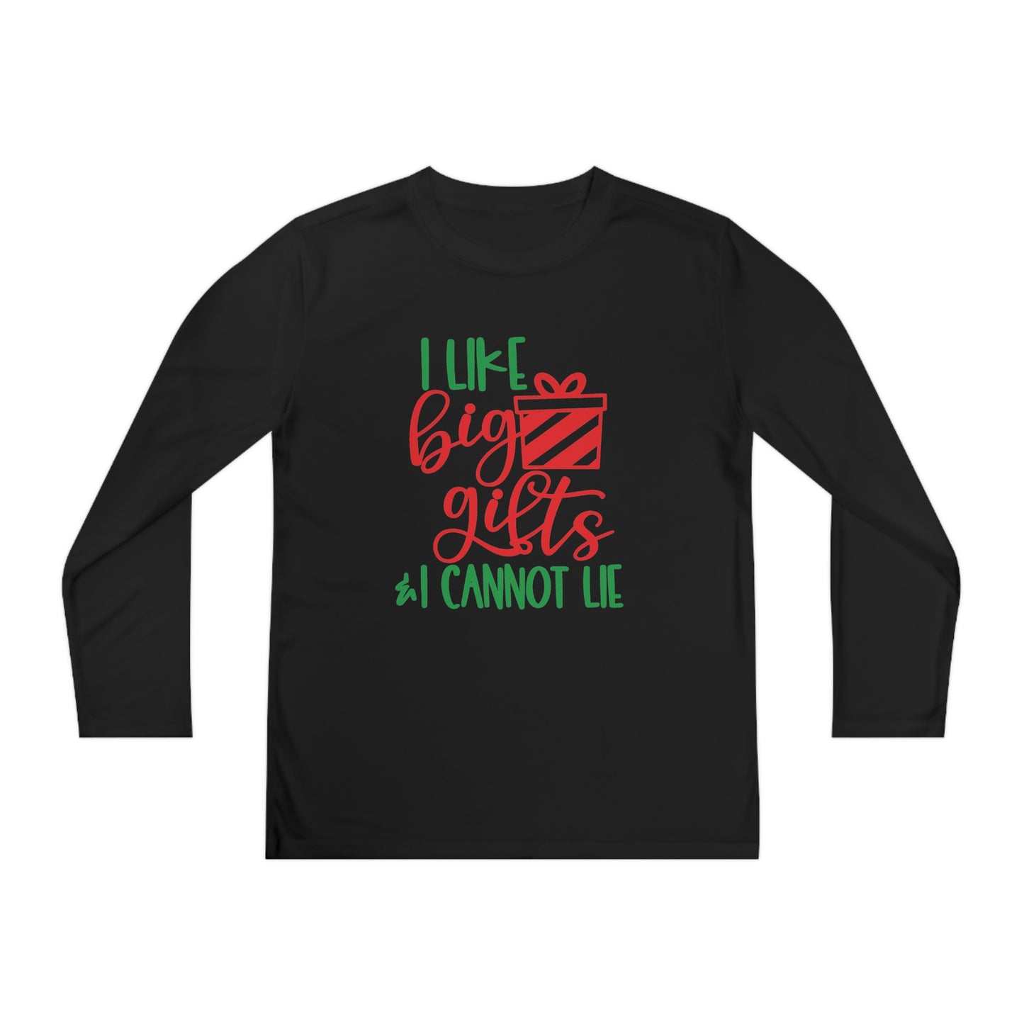 I Like Big Gifts & I Cannot Lie Youth Long Sleeve Tee