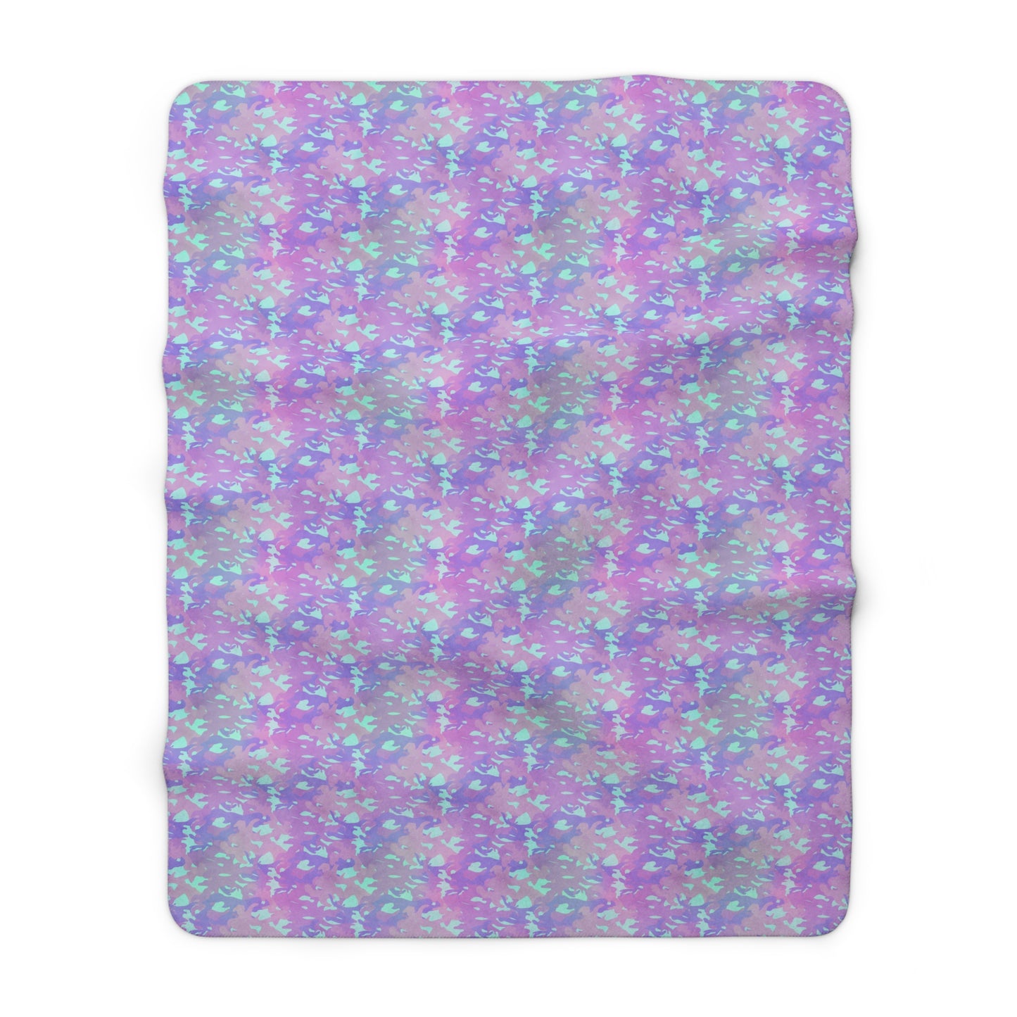 Lavender Mist Camo Fleece Blanket