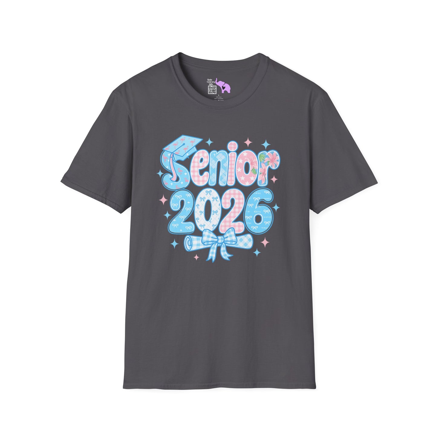 Preppy Senior 2026 Adult T-shirt