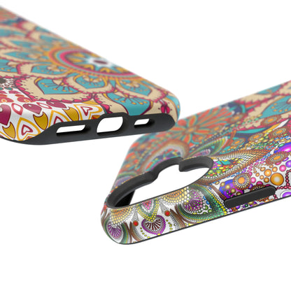 Colorful Mandala MagSafe® Compatible Tough Case for iPhone