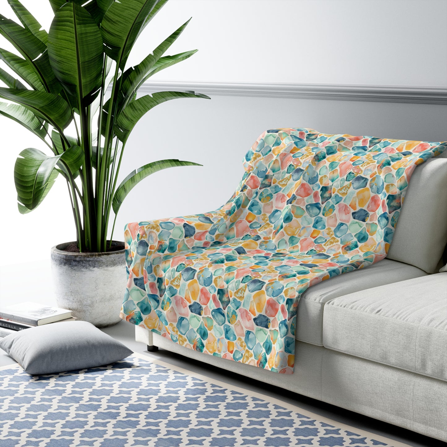 Ocean Pebble Drift Basic Bedding Set