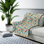 Ocean Pebble Drift Fleece Blanket